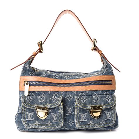 louis vuitton monogram denim baggy pm blue|louis vuitton monogram denim handbags.